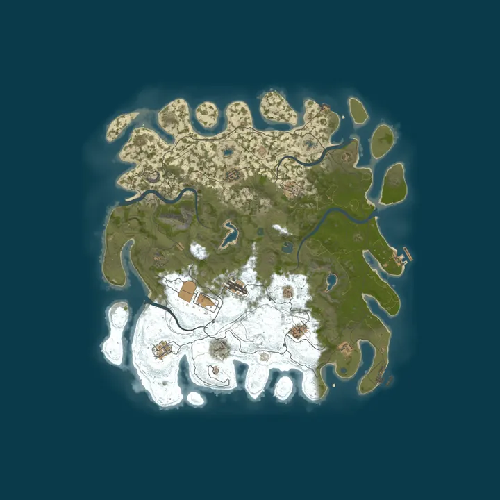 Map of A Survivor's Holiday