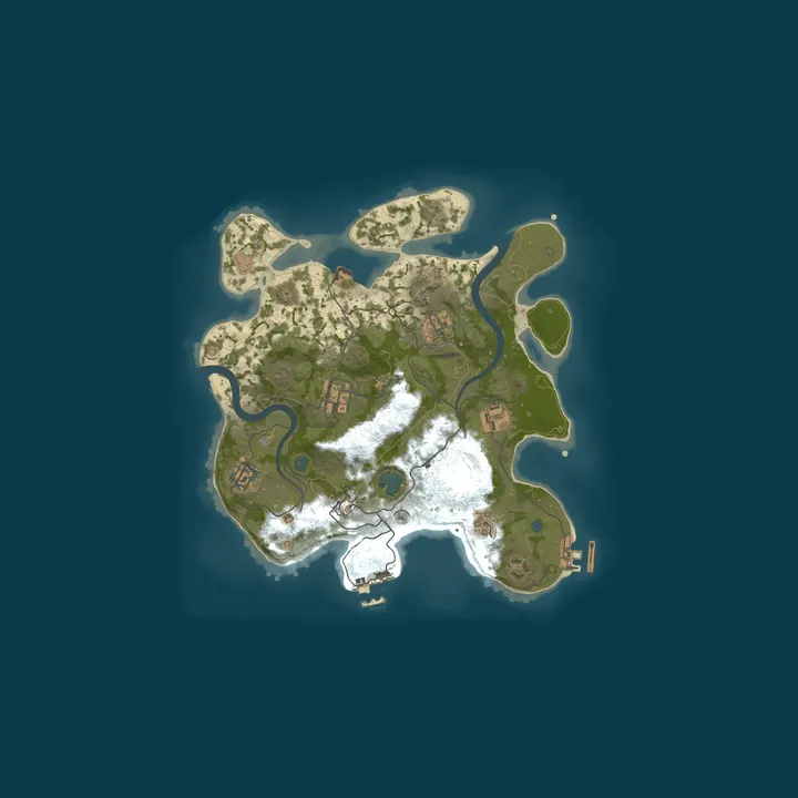 Map of UCloud Game Zone Rust Server
