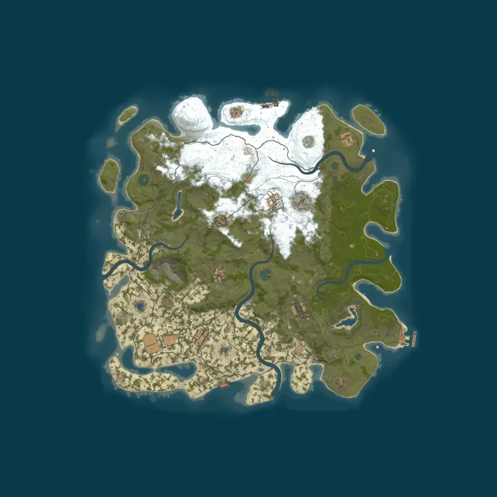 Map of My Untitled Rust Server