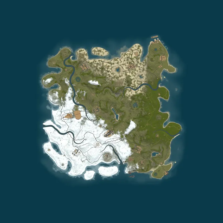 Map of Rust 4500 | Oxide | 队伍最大6