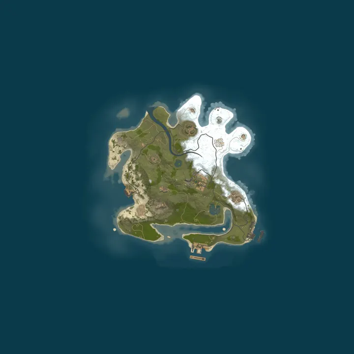 Map of A Rust Server
