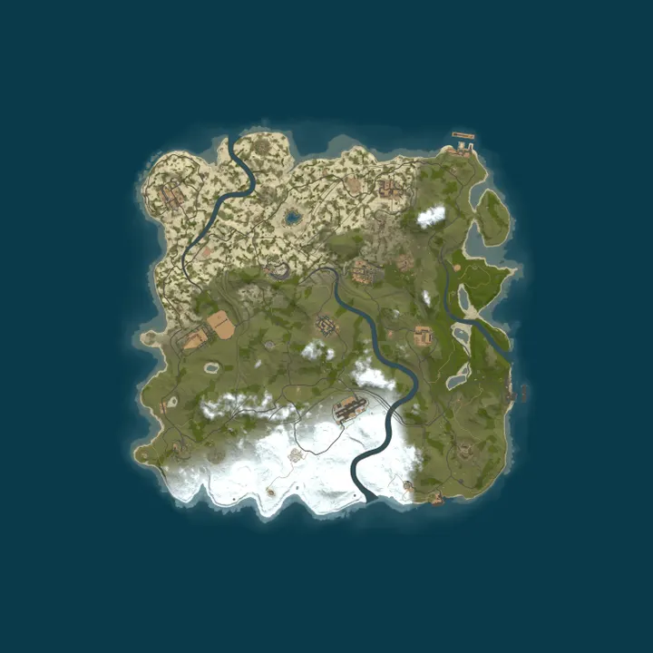 Map of [AU] Rust Refined 3X |solo/duo/trio/quad|Noob Friendly|QOL