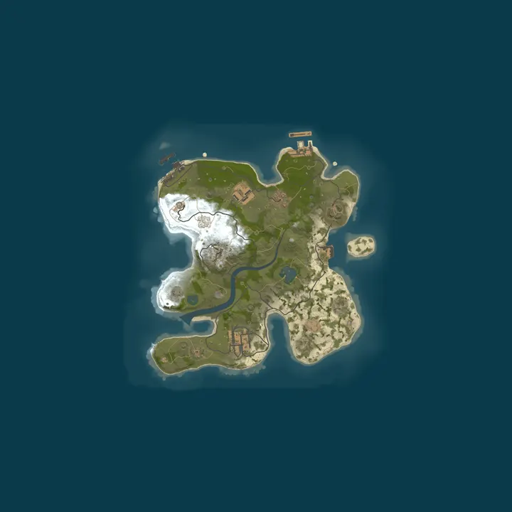 Map of [EU] Outcast | Solo/Duo/Trio |
