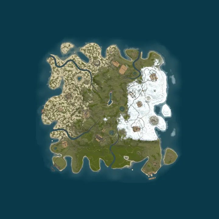Map of IronFrost|Kuzbass|Solo/Duo/Trio/Max 4