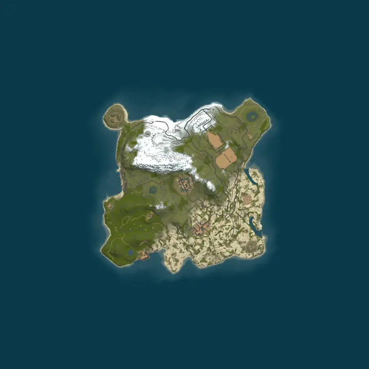 Map of NOVA RUST RO | 2X SOLO/DUO | WEEKLY |