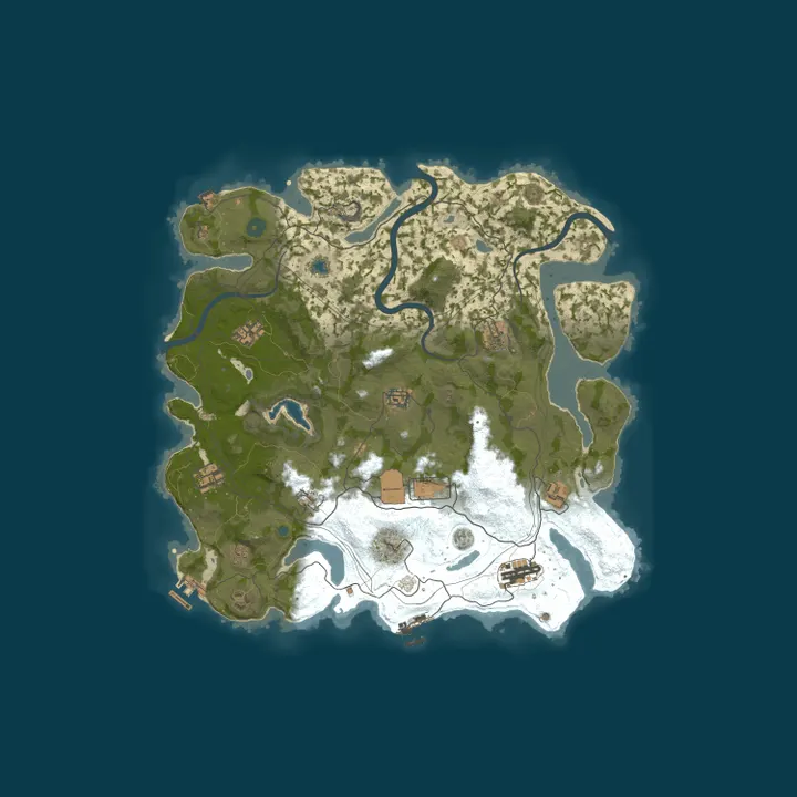 Map of [EU] RustNRelax 3x Solo | Monthly | No BP Wipes | Wiped 22/10