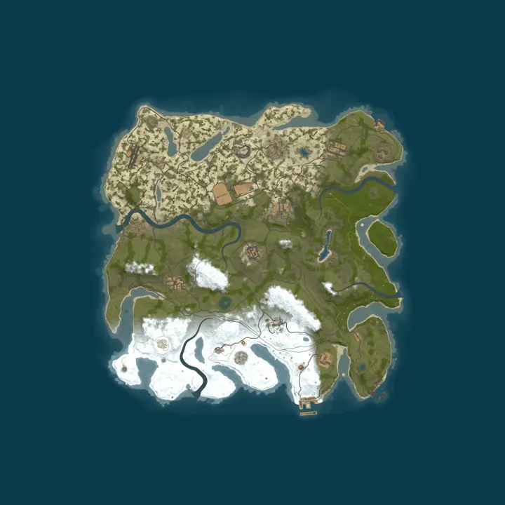 Map of [EU] RustNRelax 3x Solo/Duo | Monthly | No BP Wipes | Wiped 22/