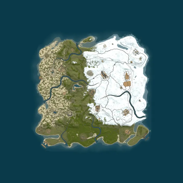 Map of Atlas - US 2X Monthly Solo/Duo/Trio/Quad | Vanilla+ | No BP Wip
