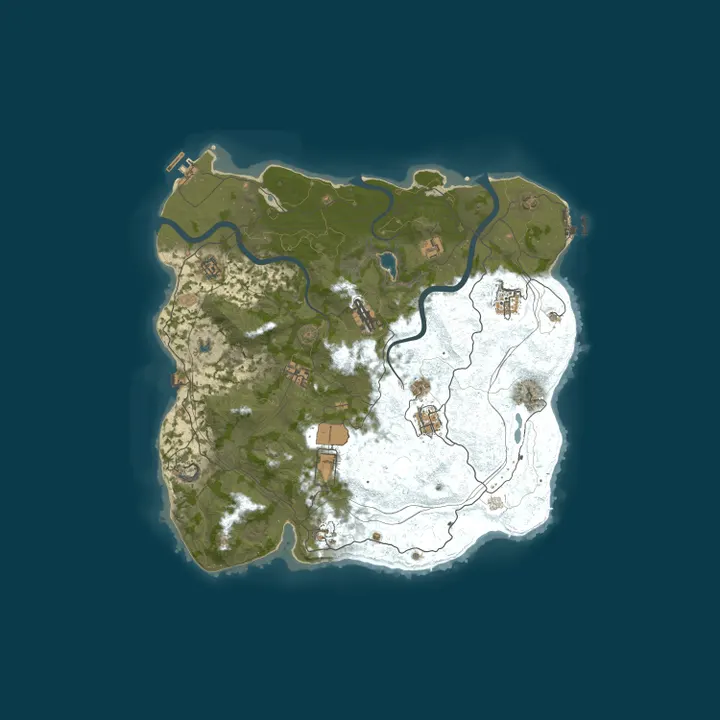 Map of US RENEGADE 3x MONTHLY | Solo Duo | Shop | 50% Upkeep | No BP W