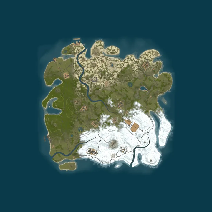 Map of Enjoy - Solo/Duo only, no BP wipes. True Vanilla.
