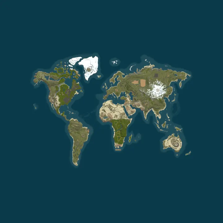 Map of CZ/SK  Virtual-Life  PVE