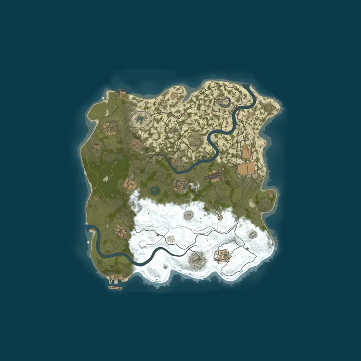 Map of WEREWOLF GAMING.CO 5x SOLO ONLY|TP|Home|Kits|No Teams|Loot x5|