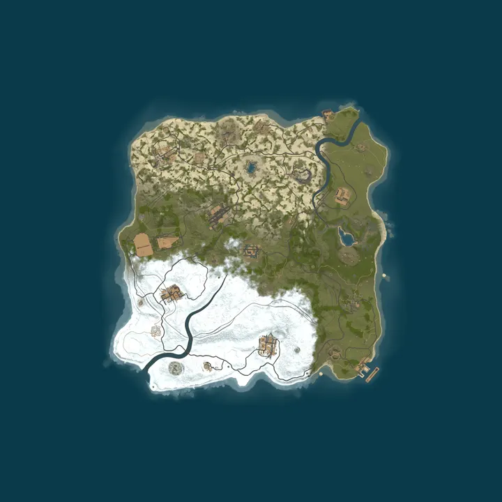 Map of WEREWOLF GAMING.CO 5x NO BPs |Loot x5|TP|Homes|Kits|JUST WIPED