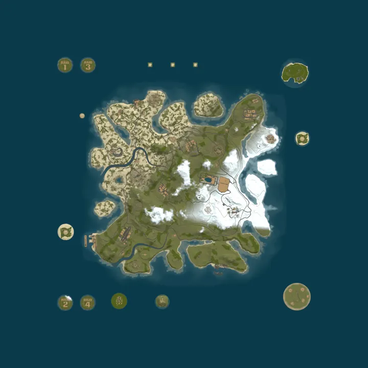 Map of RUSTALIA [LATAM] PVE | Wiped: 12d 6h