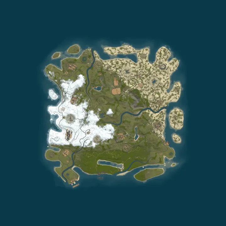 Map of ▶ DRAGON RUST X1 | Уютный