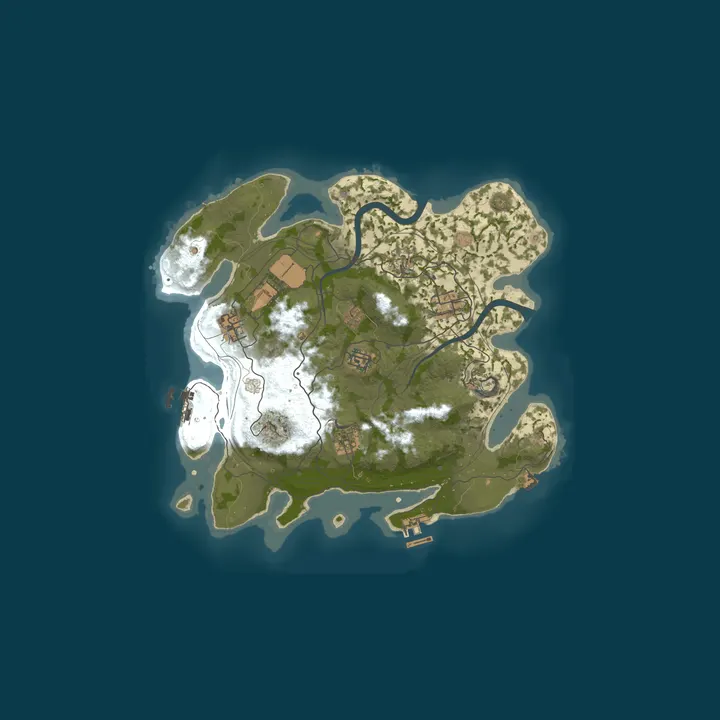 Map of EU RUSTPLAYERS 5X TEAMS WIPED 25/10