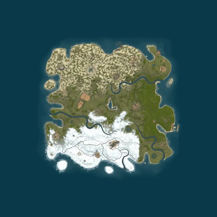 Map of EU | RustyHost Noob Friendly - Solo/Duo