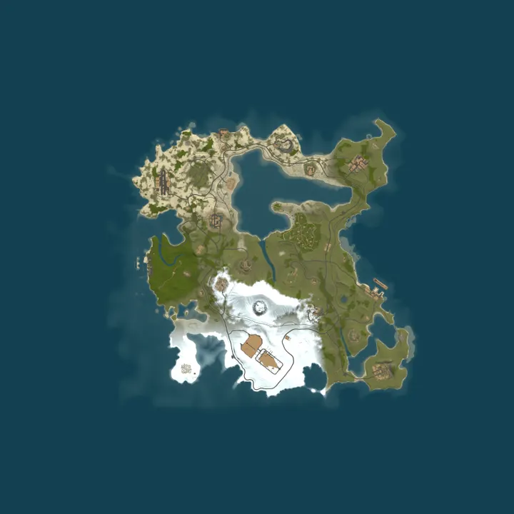 Map of RustGamingNation 100000x PvE [Events|Purge|Zombies|SkillTree]
