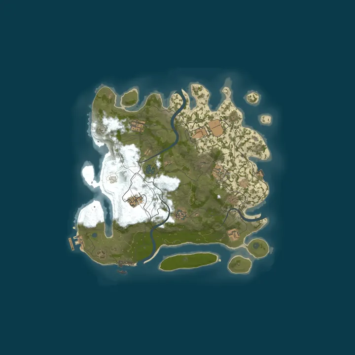 Map of [FR/EU] The Last Continent | Solo/Duo/Trio - WIPE 16/10
