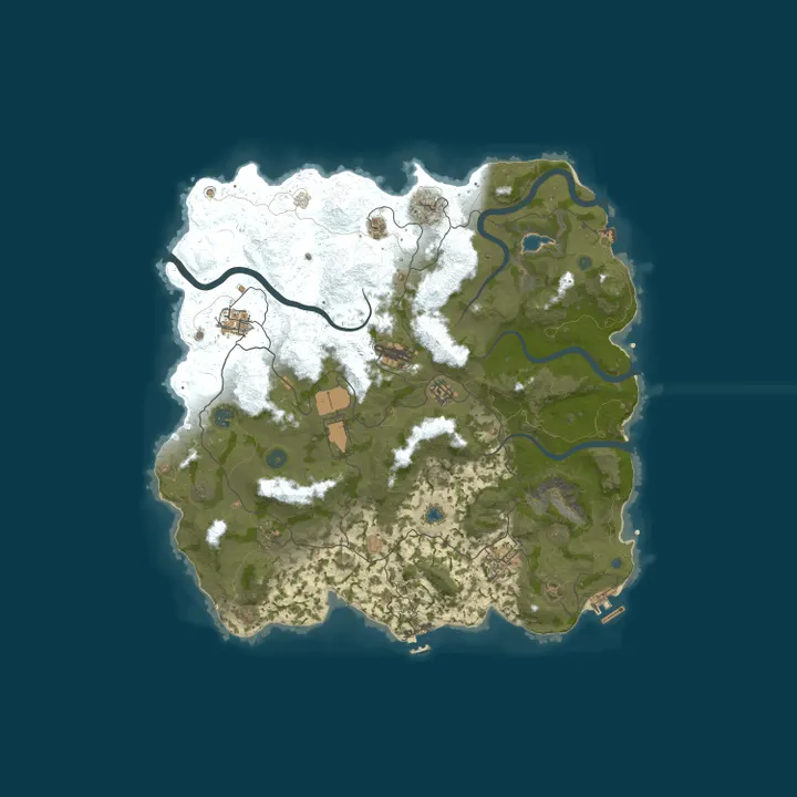 Map of RedLava.World | Rust