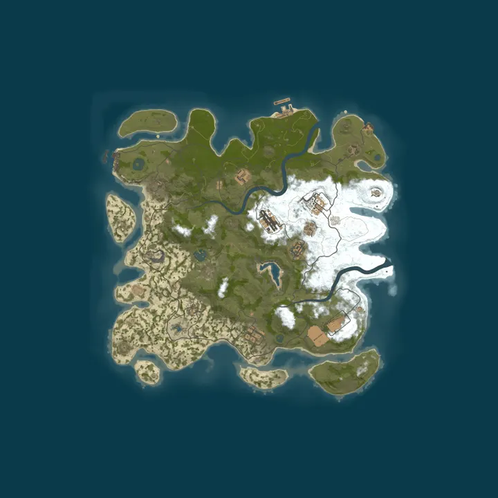 Map of MICRO-RUST x50 - x100 MAX 5