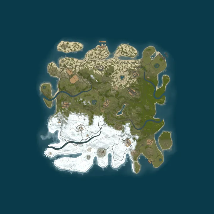 Map of 666 RUST /ДЛЯ НОВИЧКОВ /РУССКИЙ 23.10