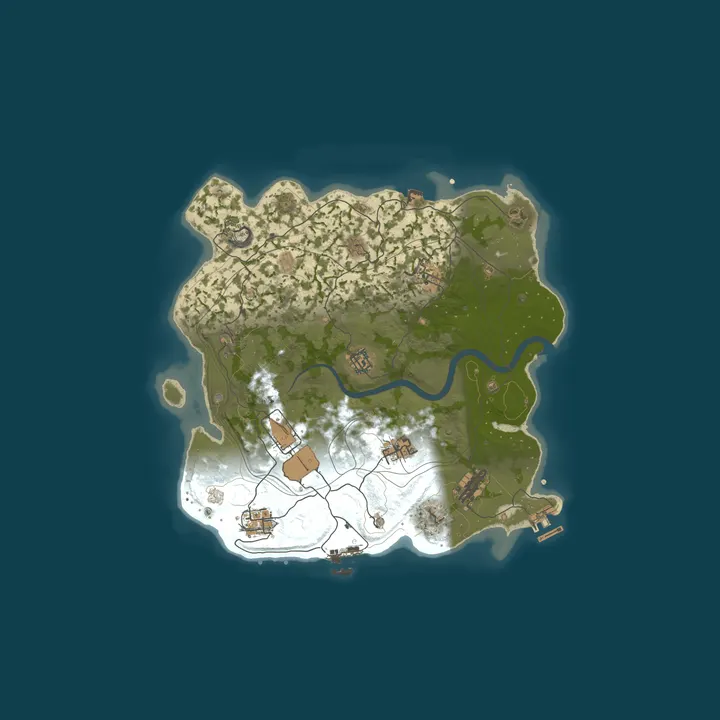 Map of [LATAM] Caramelo X2 Solo/Duo | 24/10 Full Wipe