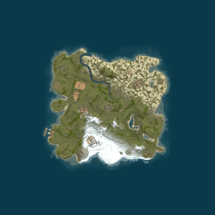 Map of Rust Roleplayers