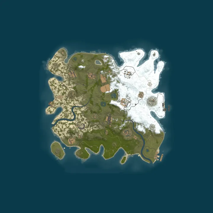 Map of [AU] OzRust.com PvE | Jetpacks | Kits | Events