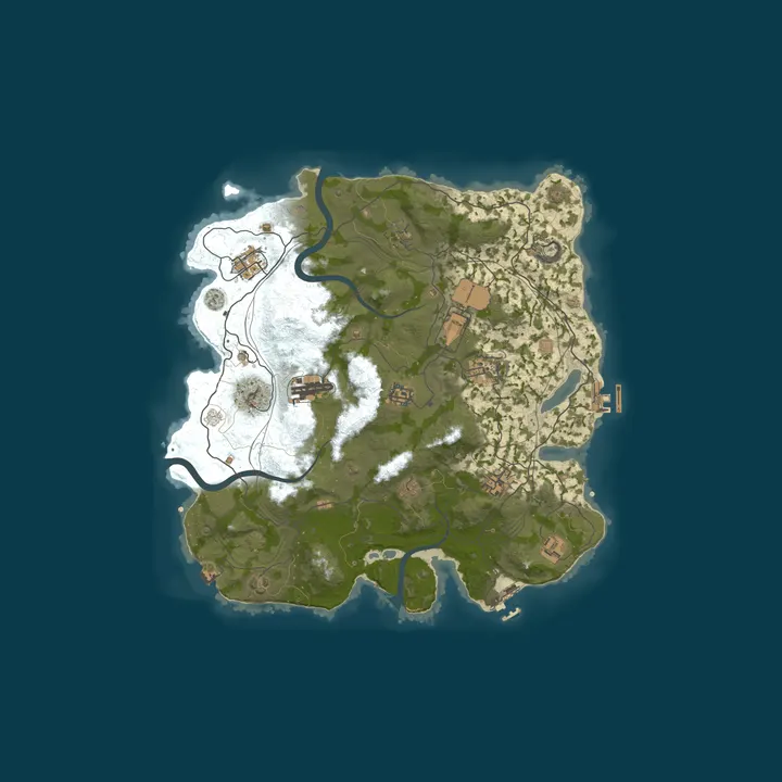 Map of MERCI RUST X2 | CLASSIC+ | WIPED 16.09