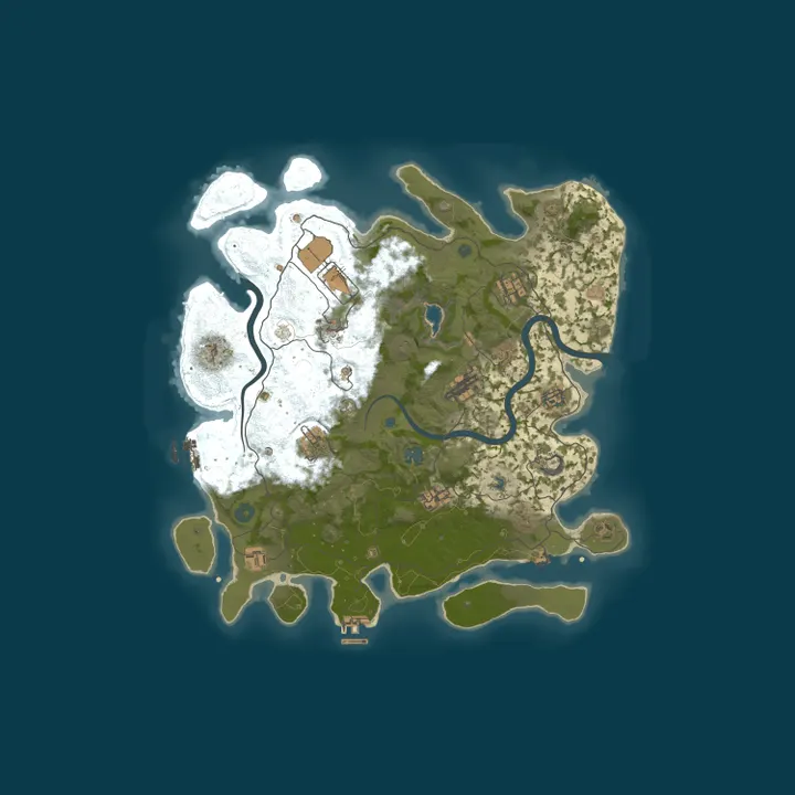Map of Rust ESP 2026 vanilla