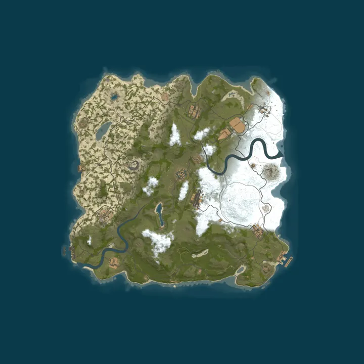 Map of US RENEGADE 2x Monthly | SOLO ONLY | 50% Upkeep | No BP Wipe
