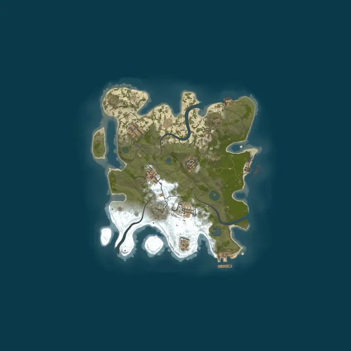 Map of takaro rust server