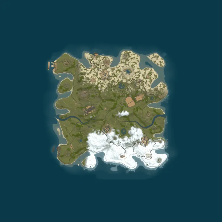 Map of BattleZone.gg — SOLO ONLY | Noob Friendly | Full Wiped