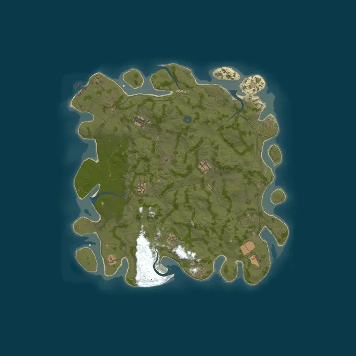 Map of A Rust Server