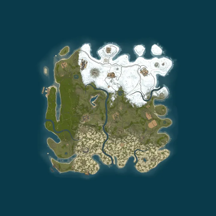 Map of Восток. Сибирь. Москва  ClASSIC X2 | SwagRust