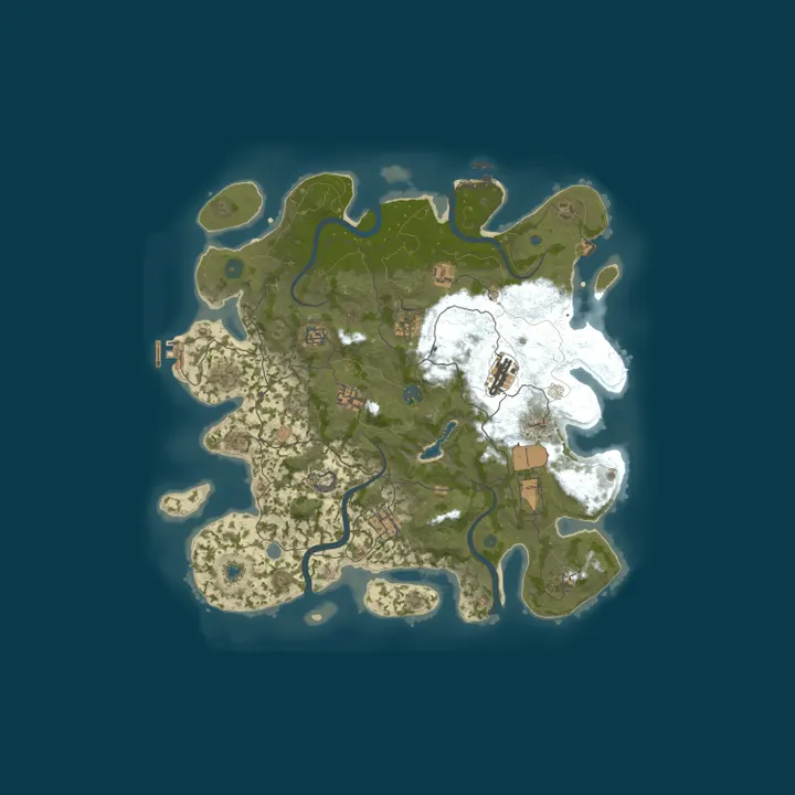 Map of Mein Rust Coop Server