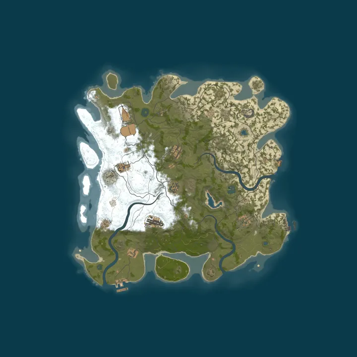 Map of MONDAY x2 | GGRust #2 | Для новичков 2x