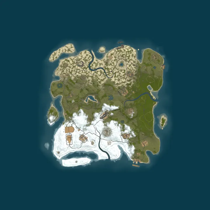 Map of [EU] AshRust 2x Monthly Max 5 | QoL/Loot+ | No BPs #2