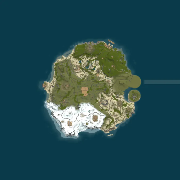 Map of Noob Friendly PVE Server