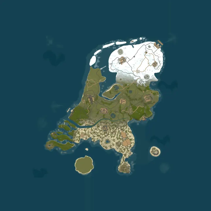 Map of Rusty Dream Testing Grounds