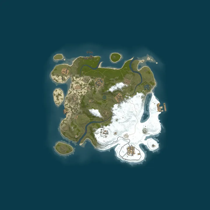 Map of AFTERSHIFT | 2X Solo/Duo/Trio | Weekly