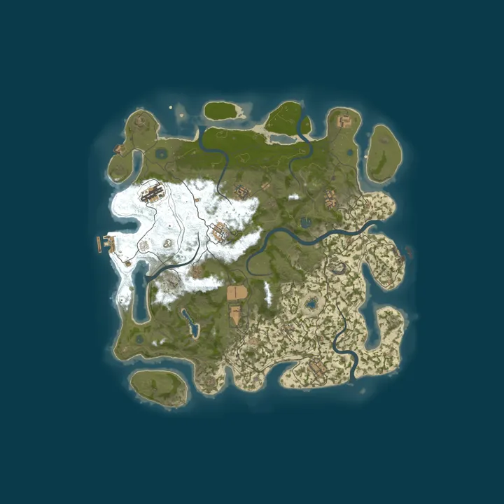 Map of ZLOY RUST 2x | ДЛЯ НОВИЧКОВ | RaidBases | Wipe 24.10