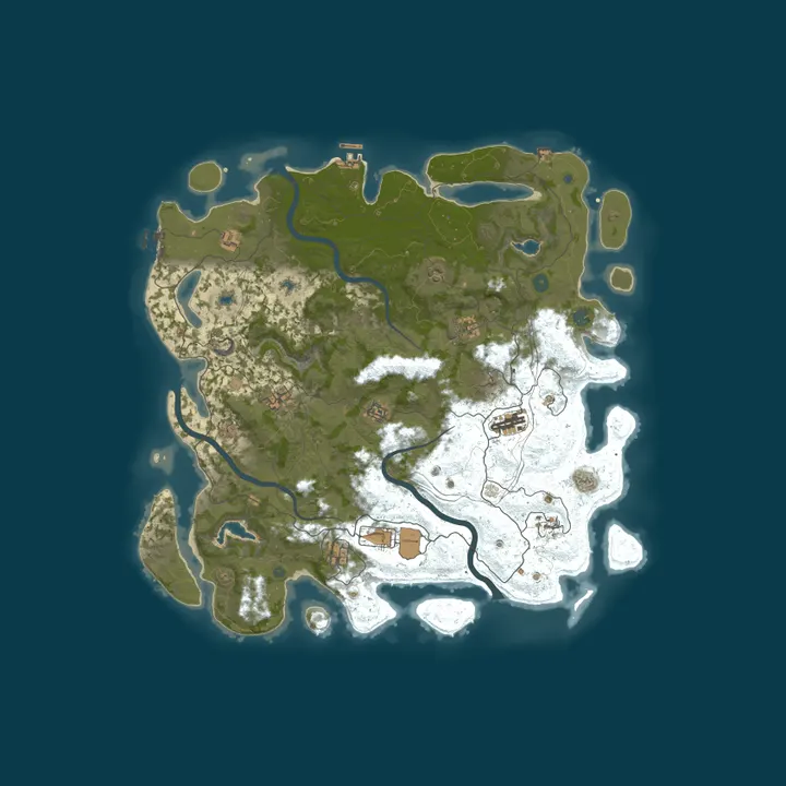 Map of Friendly Rust X2/QUAD/KIT/TELEPORT/EVENT'S
